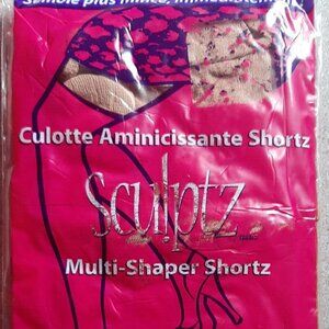 2 packages of Enchantress Sculptz Multi-Shaper Shortz Medium-Barely Beige